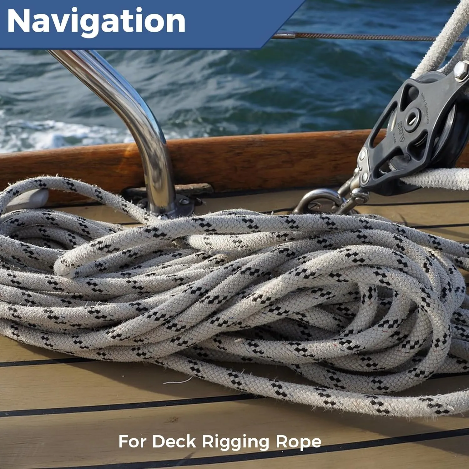 7/16 Inch 150ft Double Braided Polyester Arborist Rope, Heavy Duty Nylon Rope for Anchor, Tree Work, Cargo, Pulling, Sailing(Orange)