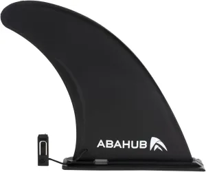 Abahub 9/10'' SUP Single Center Fin with 1 No-Tool Fin Screw, Fiberglass Reinforeced 9/10 inch SUP Replacement Fins for Surfing, Surfboard, Stand-up Paddle Board, Longboard, Black/Blue/White