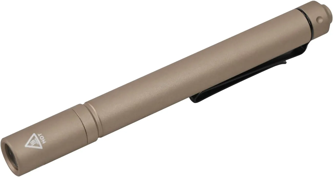 ACEBEAM PT20 2 AAA EDC Flashlight Rechargeable, 500 High Lumens Pen Flashlight with Clip, Compact Pocket MINI LED Flash Light, Super Bright Small Pen Light for Emergency, Camping, Home, Work