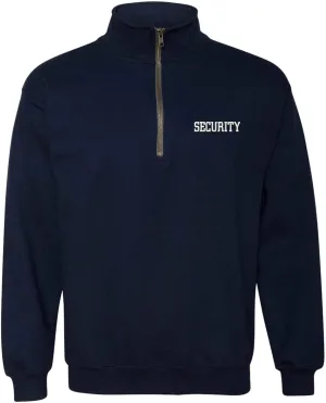 ALLNTRENDS Adult Zip Collar Sweatshirt Security Embroidered Guard Top Officer ALLNTRENDS Adult Zip Collar Sweatshirt Security Embroidered Guard Top Officer