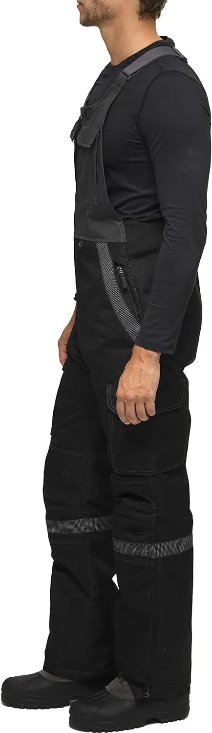 Arctix Men's Tundra Ballistic Bib Overalls With Added Visibility