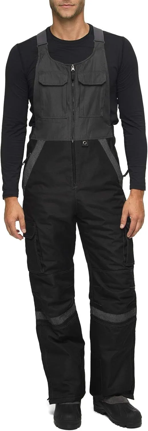 Arctix Men's Tundra Ballistic Bib Overalls With Added Visibility