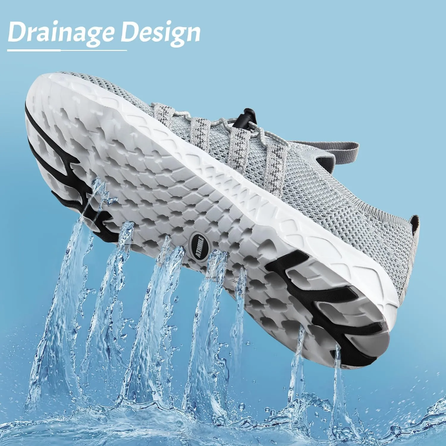 ATHMILE Barefoot Shoes Women Men Water Shoes Hiking Swim River Adult Lake Pool Grounding Beach Camping Accessories Cruise Ship Essentials Vacation Must Haves Surfing Kayaking Sport Walking