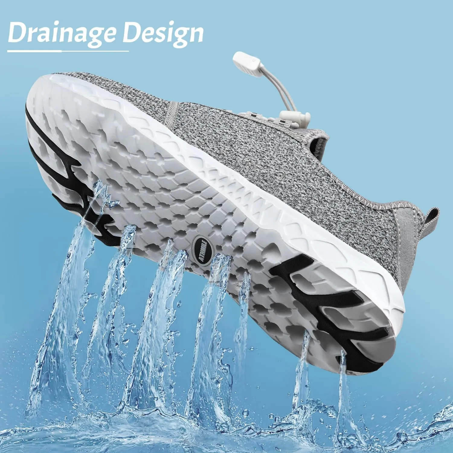 ATHMILE Barefoot Shoes Women Men Water Shoes Hiking Swim River Adult Lake Pool Grounding Beach Camping Accessories Cruise Ship Essentials Vacation Must Haves Surfing Kayaking Sport Walking