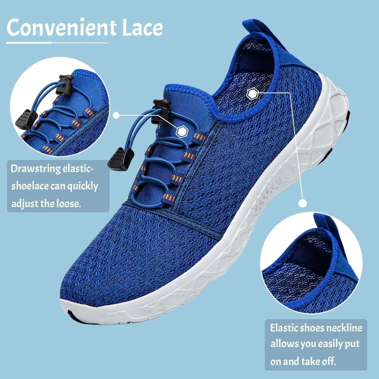 ATHMILE Barefoot Shoes Women Men Water Shoes Hiking Swim River Adult Lake Pool Grounding Beach Camping Accessories Cruise Ship Essentials Vacation Must Haves Surfing Kayaking Sport Walking