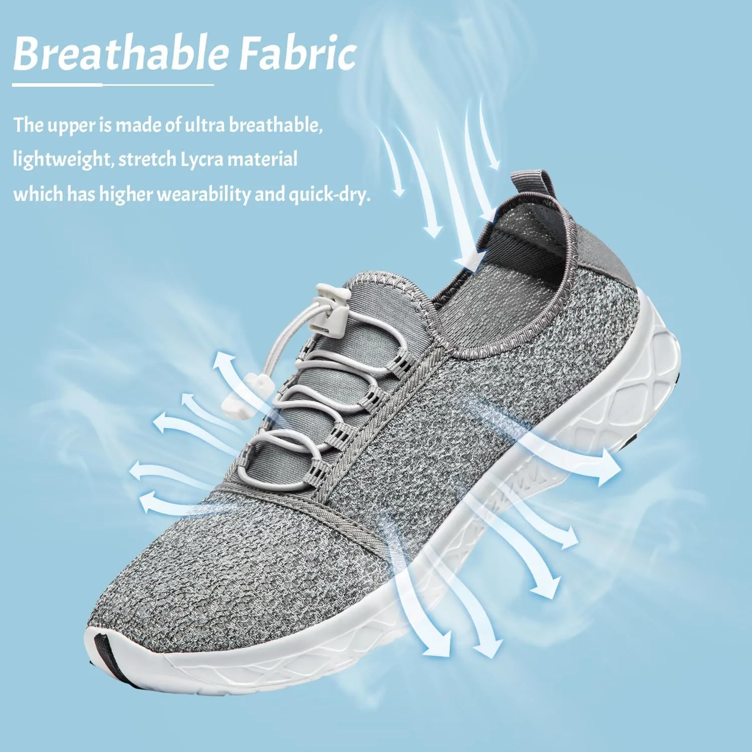 ATHMILE Barefoot Shoes Women Men Water Shoes Hiking Swim River Adult Lake Pool Grounding Beach Camping Accessories Cruise Ship Essentials Vacation Must Haves Surfing Kayaking Sport Walking