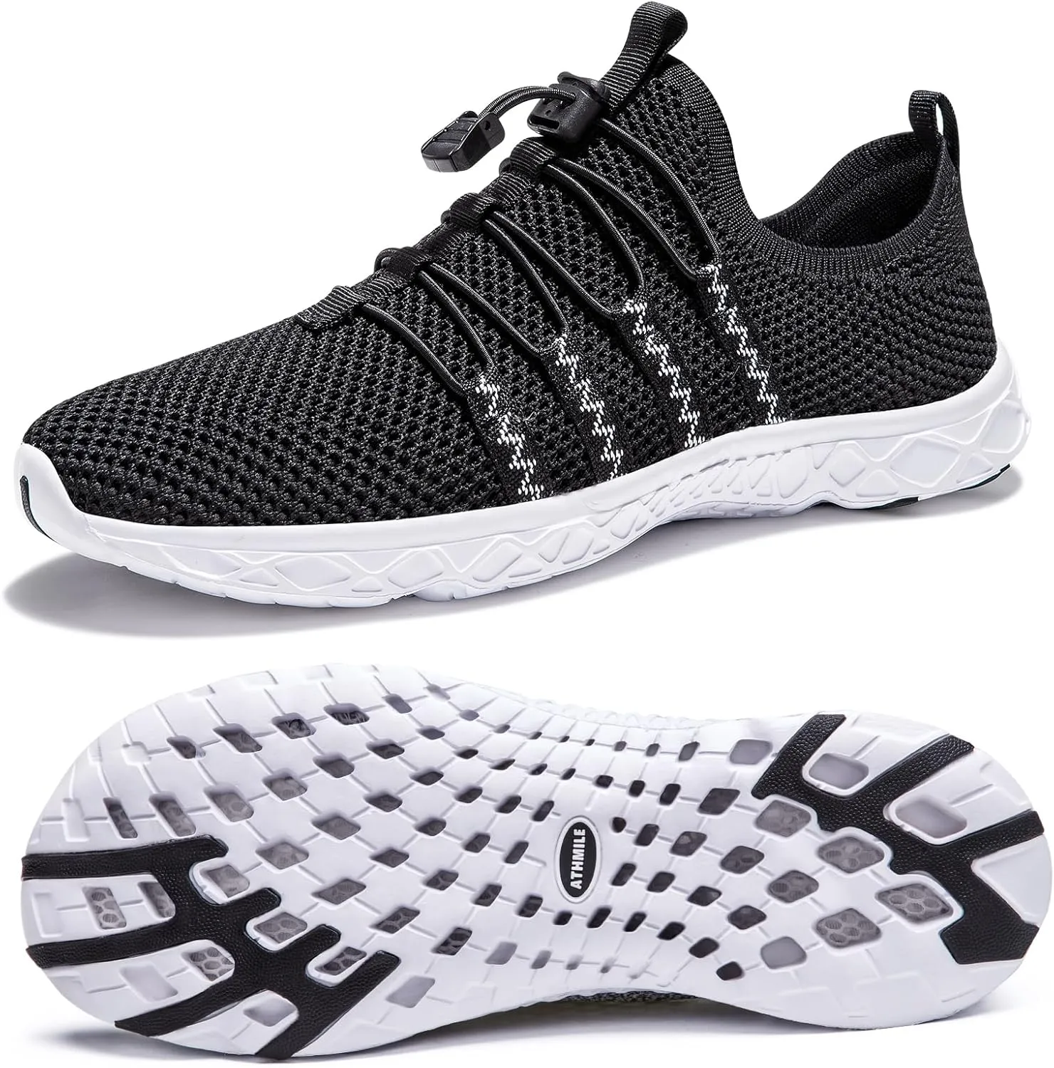 ATHMILE Barefoot Shoes Women Men Water Shoes Hiking Swim River Adult Lake Pool Grounding Beach Camping Accessories Cruise Ship Essentials Vacation Must Haves Surfing Kayaking Sport Walking