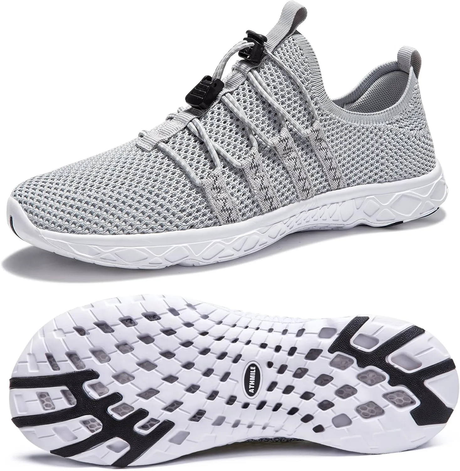 ATHMILE Barefoot Shoes Women Men Water Shoes Hiking Swim River Adult Lake Pool Grounding Beach Camping Accessories Cruise Ship Essentials Vacation Must Haves Surfing Kayaking Sport Walking