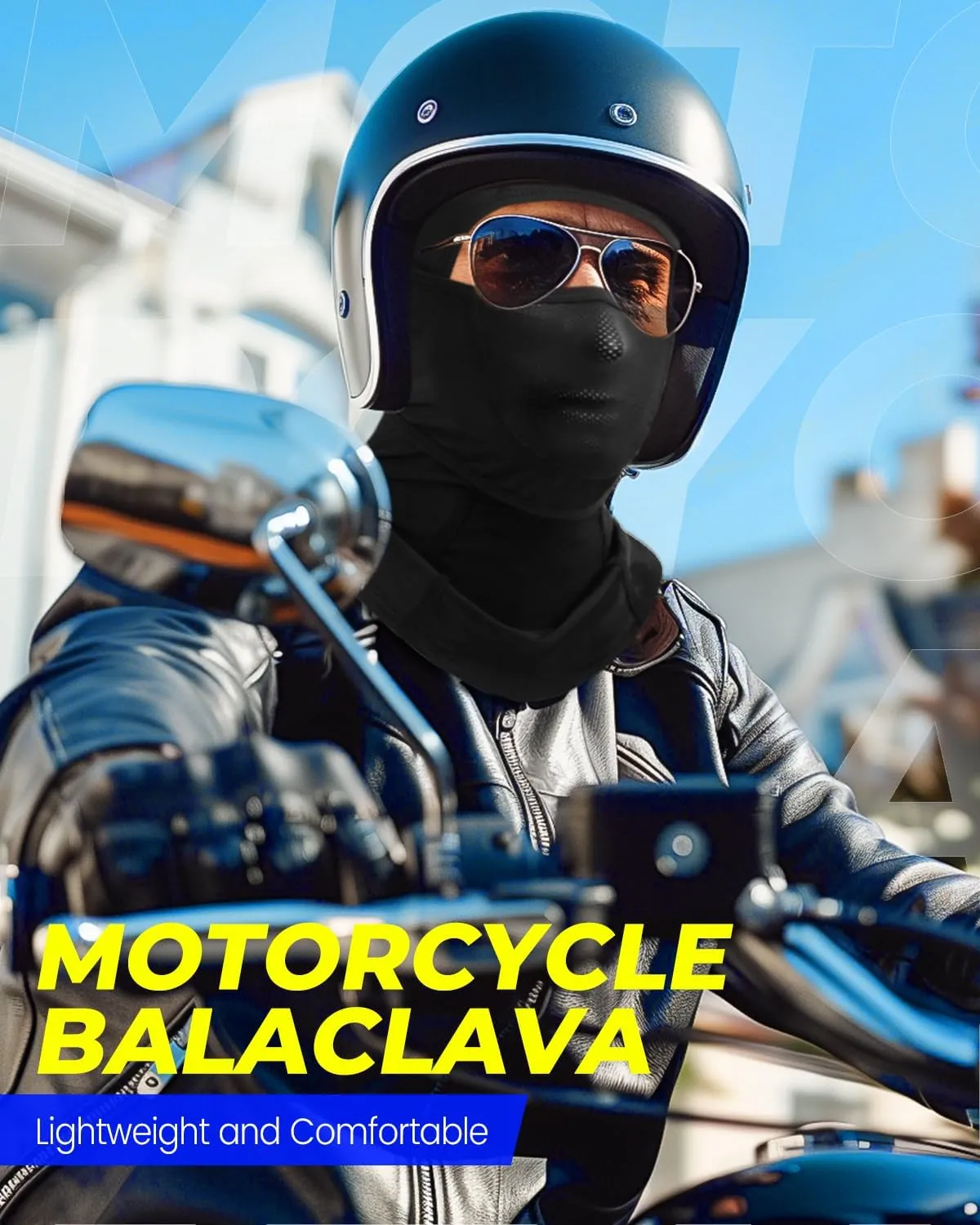 Balaclava Face Mask with Movable Deisgn for Men Women Summer Cooling Shiesty Mask Sun UV Protection-Motorcycle Ski Outdoor