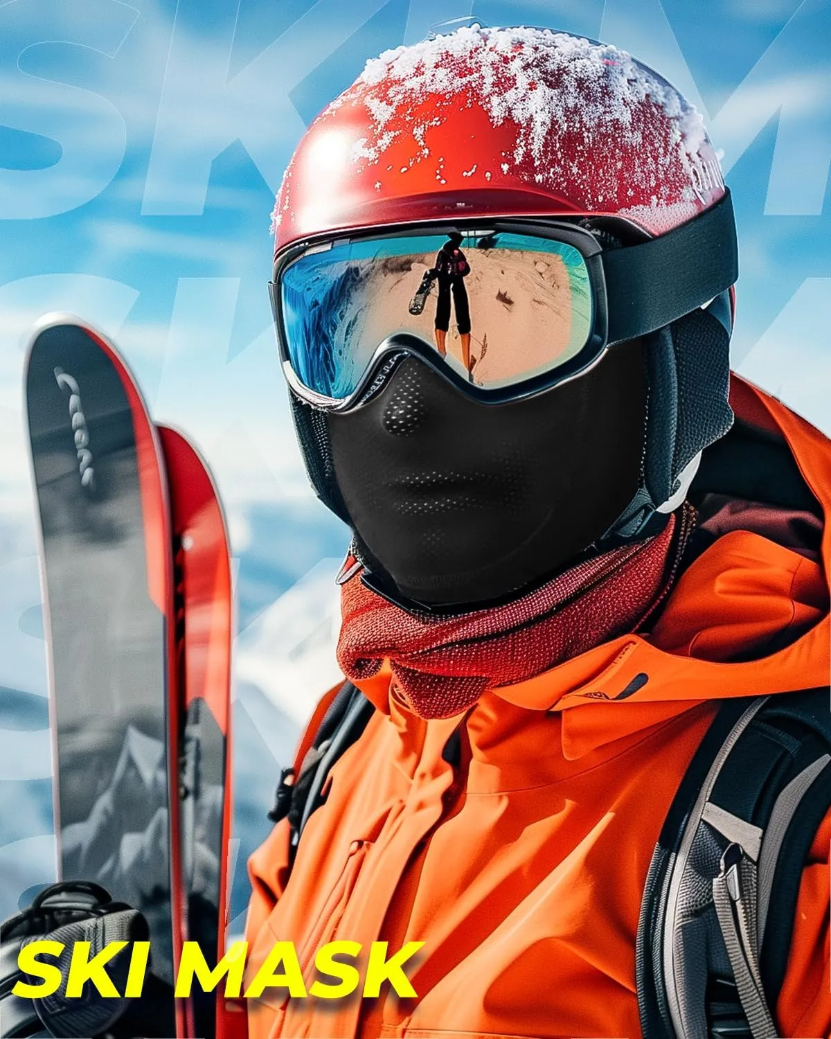 Balaclava Face Mask with Movable Deisgn for Men Women Summer Cooling Shiesty Mask Sun UV Protection-Motorcycle Ski Outdoor