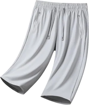 Beeswan Pants for Women Stretchy Active Capri Pants Drawstring Lightweight Quick Drying Hiking Pant with Zip Pockets