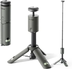 Camping Light Telescopic, Collapsible Magnetic Camping Lantern with 12000mAh Battery, Telescoping IPX6/IPX7 Waterproof Flashlights, Camping Lamp for Emergency, Camping, Hiking (Military Green)