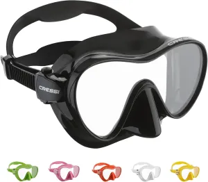 Cressi F1, Scuba Diving Snorkeling Frameless Mask - Perfect Seal Silicone Skirt - Designed in Italy by Cressi