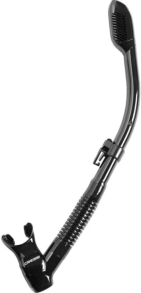 Cressi Panoramic Wide View Mask & Dry Snorkel Kit for Snorkeling, Scuba Diving - Pano 4 & Supernova Dry: Designed in Italy