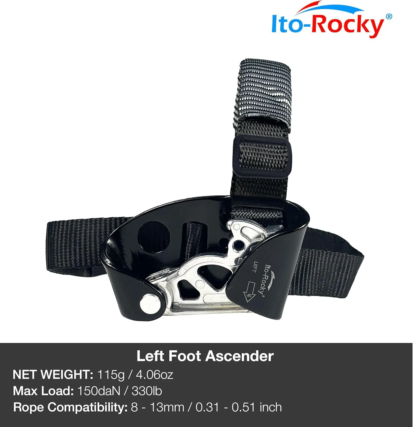 Foot Ascender Riser - Rope Climbing Equipment for SRT Climbing & Tree Arborist Climbing Device
