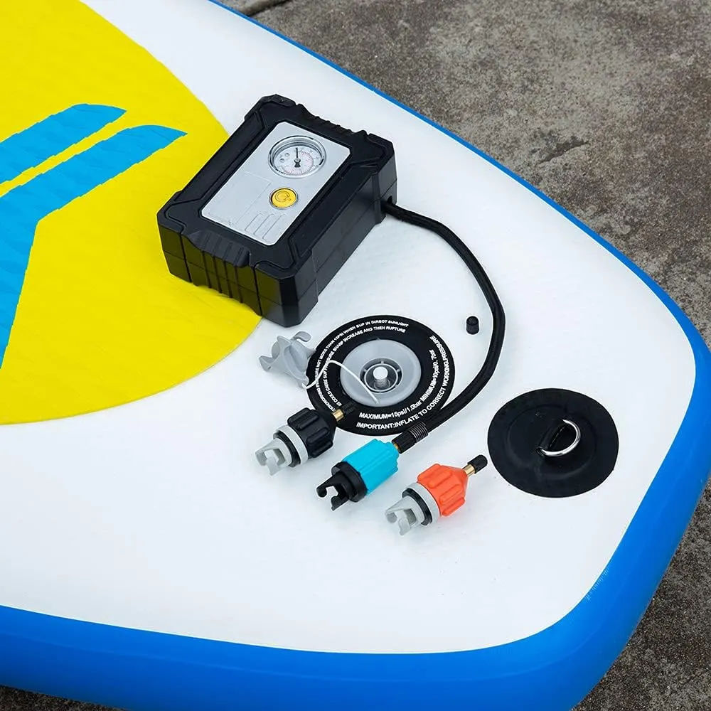 Inflatable Boat SUP Pump Adaptor Standard Schrader Conventional Air Pump Air Valve Adapter Spoke Plate Attachment