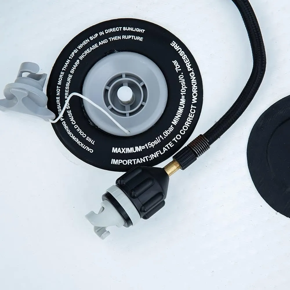 Inflatable Boat SUP Pump Adaptor Standard Schrader Conventional Air Pump Air Valve Adapter Spoke Plate Attachment