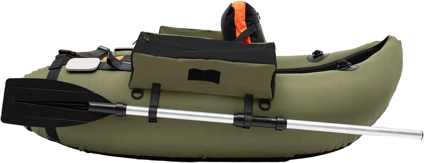 Inflatable Dinghy Boats, Portable Boat Raft, Inflatable Touring Kayak for Adults, Sport Tender Fishing Dinghy Boat w/Panels Paddles and Air Pump