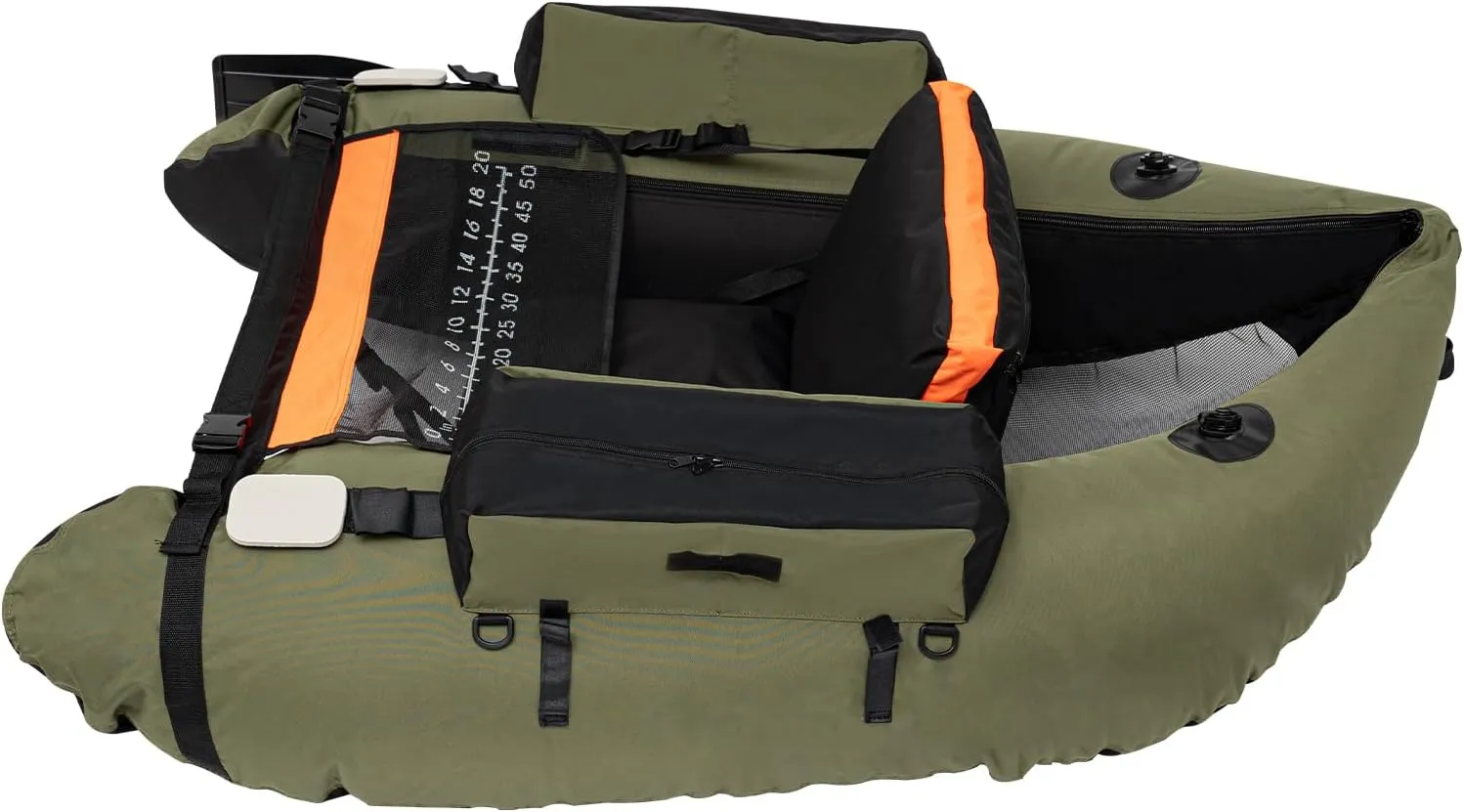 Inflatable Dinghy Boats, Portable Boat Raft, Inflatable Touring Kayak for Adults, Sport Tender Fishing Dinghy Boat w/Panels Paddles and Air Pump