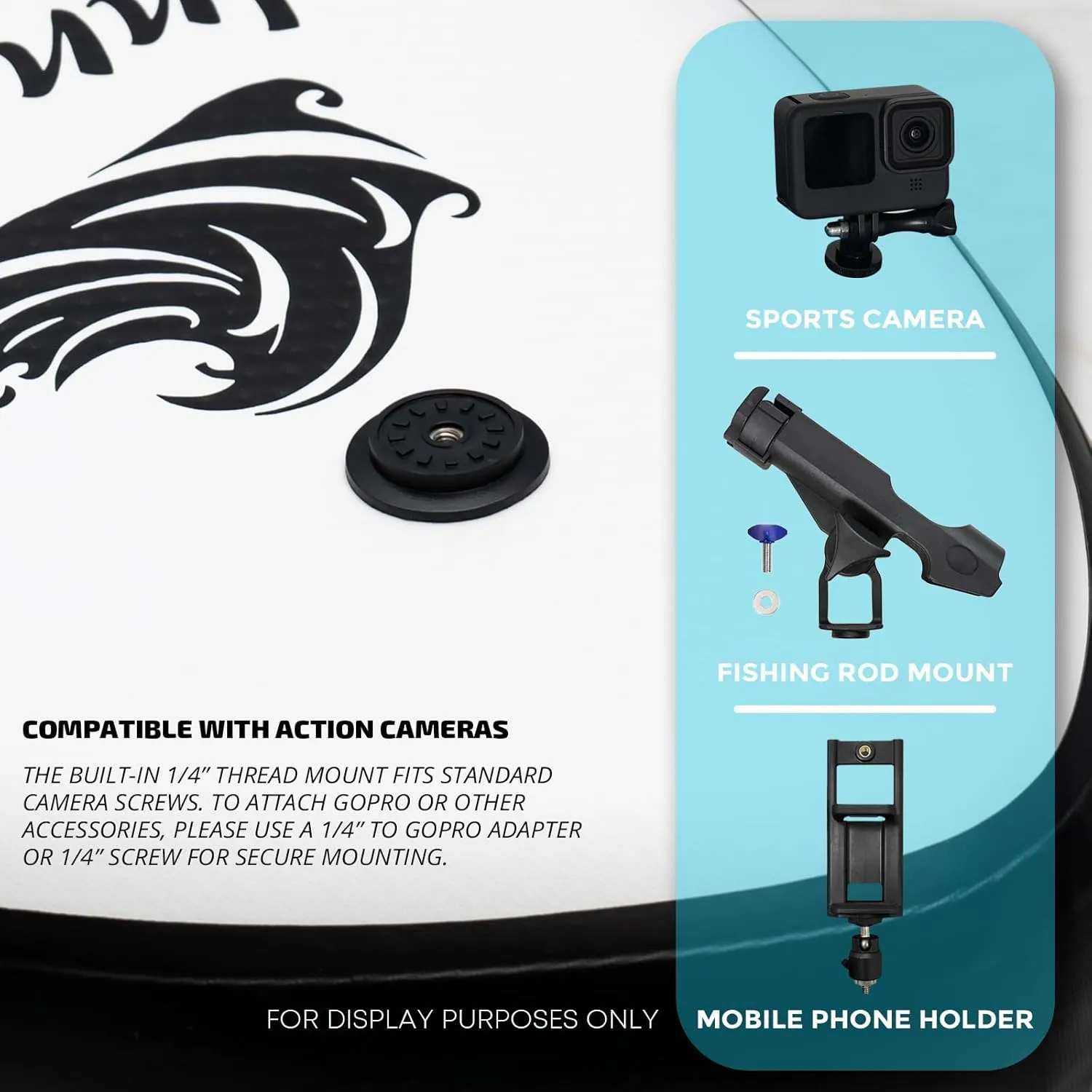 InnoExpo Inflatable Stand Up Paddle Boards with Premium Accessories, Wide Stable SUP Paddle Board Design, Non-Slip Comfort Deck for Youth & Adults