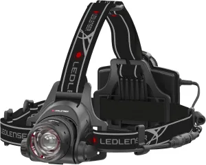 Ledlenser, H14R.2 Rechargeable Headlamp, High Power LED, 1000 Lumens, Hands-Free Light for Everyday and Outdoor Use, Hunting, Fishing, Hiking, Tactical, Black