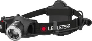 Ledlenser, H7R.2 Rechargeable Headlamp, High Power LED, 300 Lumens, Hands-Free Light for Outdoor Use, Home, Camping, Black