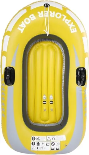 Lnflatable Boat Adults Inflatable Boat Canoe Fishing Boat with Double1/2/3 Person Outdoor Rafting Fishing Boats Raft Lake Comfortable (3 Person)