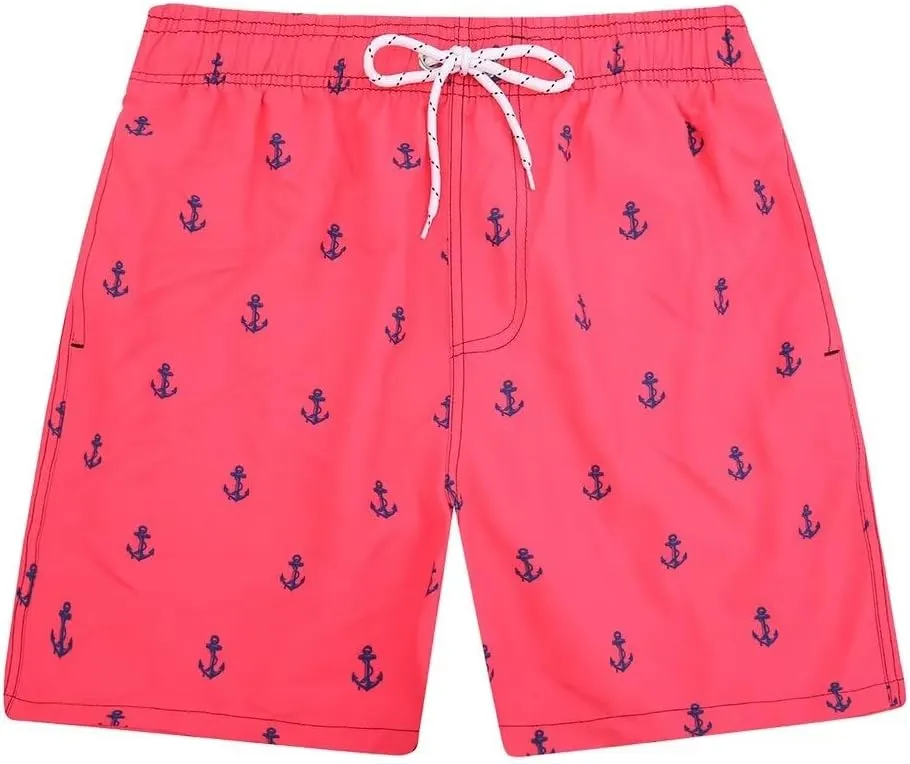 Men Swim Trunks Board Shorts with Mesh Lining Bathing Suits for Beach Swimwear Swimming