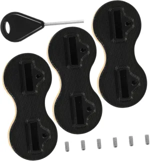 Mipcase Sup Fin Box Plastic and Sponge Material Tail Fin Base for Optimal Sup Compatibility