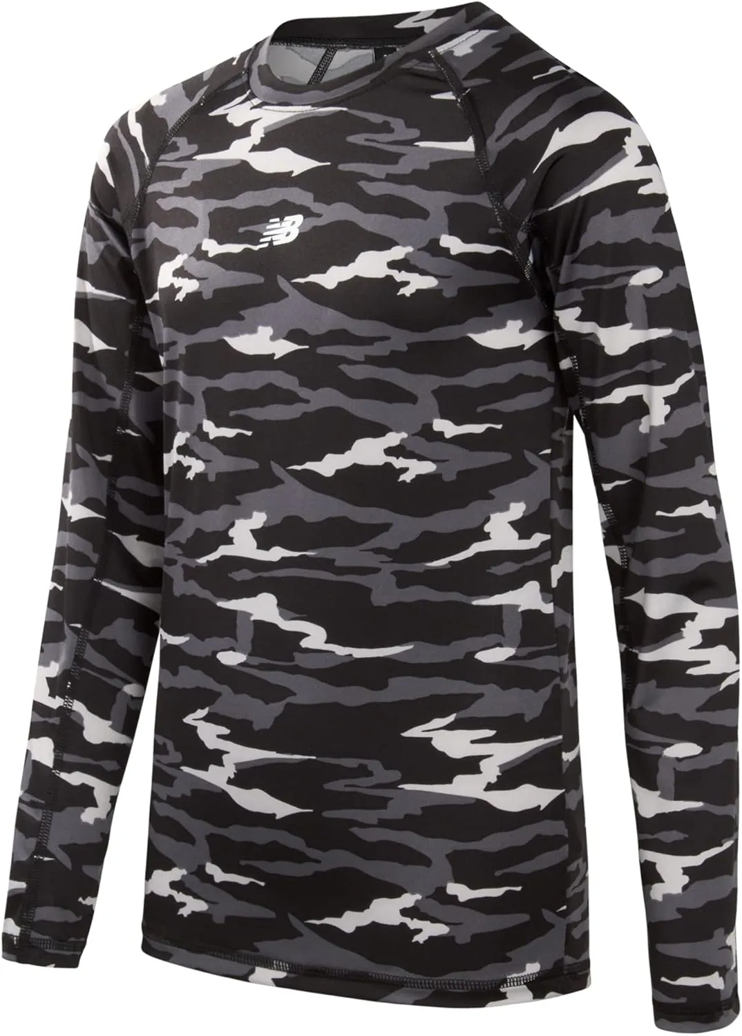 New Balance Boys' Performance Underwear Set - Base Layer Long Sleeve T-Shirt and Tights