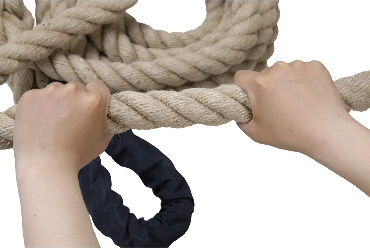 Perantlb Outdoor Climbing Rope for Fitness and Strength Training, Workout Gym Climbing Rope, 1.5'' in Diameter, Length Available: 8,10, 15, 20, 25, 30,40, 50 Feet