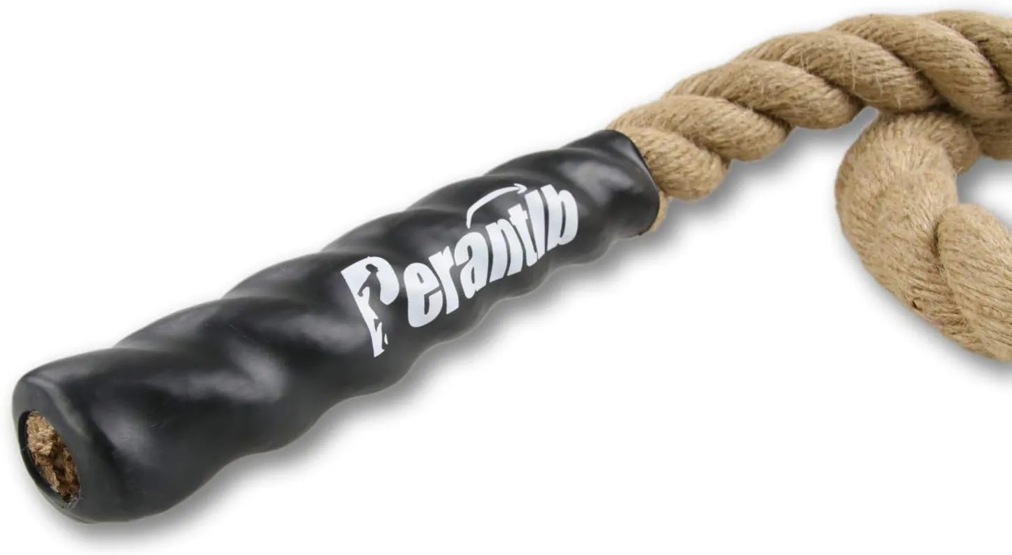 Perantlb Outdoor Climbing Rope for Fitness and Strength Training, Workout Gym Climbing Rope, 1.5'' in Diameter, Length Available: 8,10, 15, 20, 25, 30,40, 50 Feet