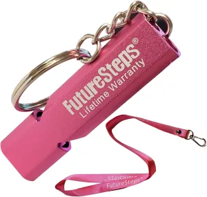 Pink Whistle with Lanyard perfect Whistle for Teachers and makes a great Sports Whistle for Coach up to 120 Decibels also for Emergency Situations on Trails and Camping