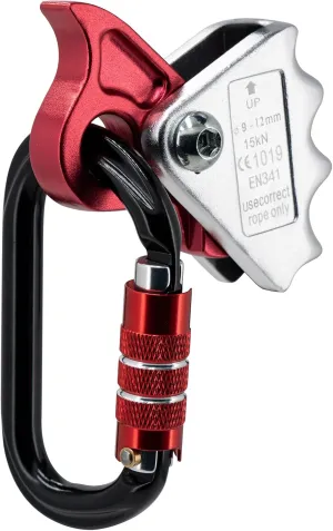 Rope Grab with 15KN Quick Lock Rock Climbing Fall Protection Outward Bound Training Protection Fire Rescue Power Engineering Riser