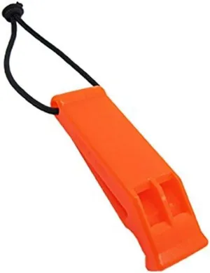 Scuba Choice Diving Safety Whistle with Lanyard  High Decibel Emergency Sound, Durable & Compact Design, Clips to Pockets or Belts for Diving, Boating, Hiking & Outdoor Adventures  Orange