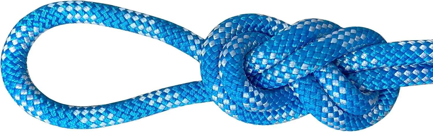 SEAMUS 8mm Prusik Accessory Cord 6M (20ft) UIAA Rock Climbing Rope 14Kn High Tensile Strength Rock Climbing Accessories Cord Double Braid Nylon Cord for Mountain Tree Climbing,Fire Rescue