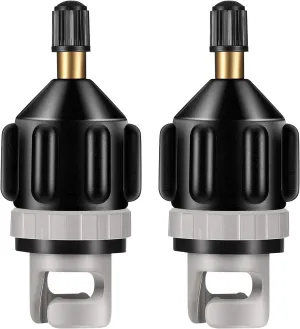 Shappy 2 Pieces Inflatable Boat SUP Pump Adaptor Air Pump Converter Air Valve Adapter Conventional Air Pump Adapter Pumping Head Connector for Inflatable Kayak Stand Up Paddle Board
