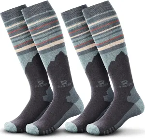 Ski Socks Merino Wool,2/3 Pairs Pack Skiing and Snowboarding Socks For Men Women Youth,Winter Knee High Thermal Socks