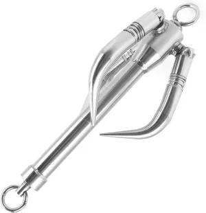 Stainless Steel Folding Grapnel Anchor Triple Grip Boat Yacht Rafts Canoes Kayaks Hardware