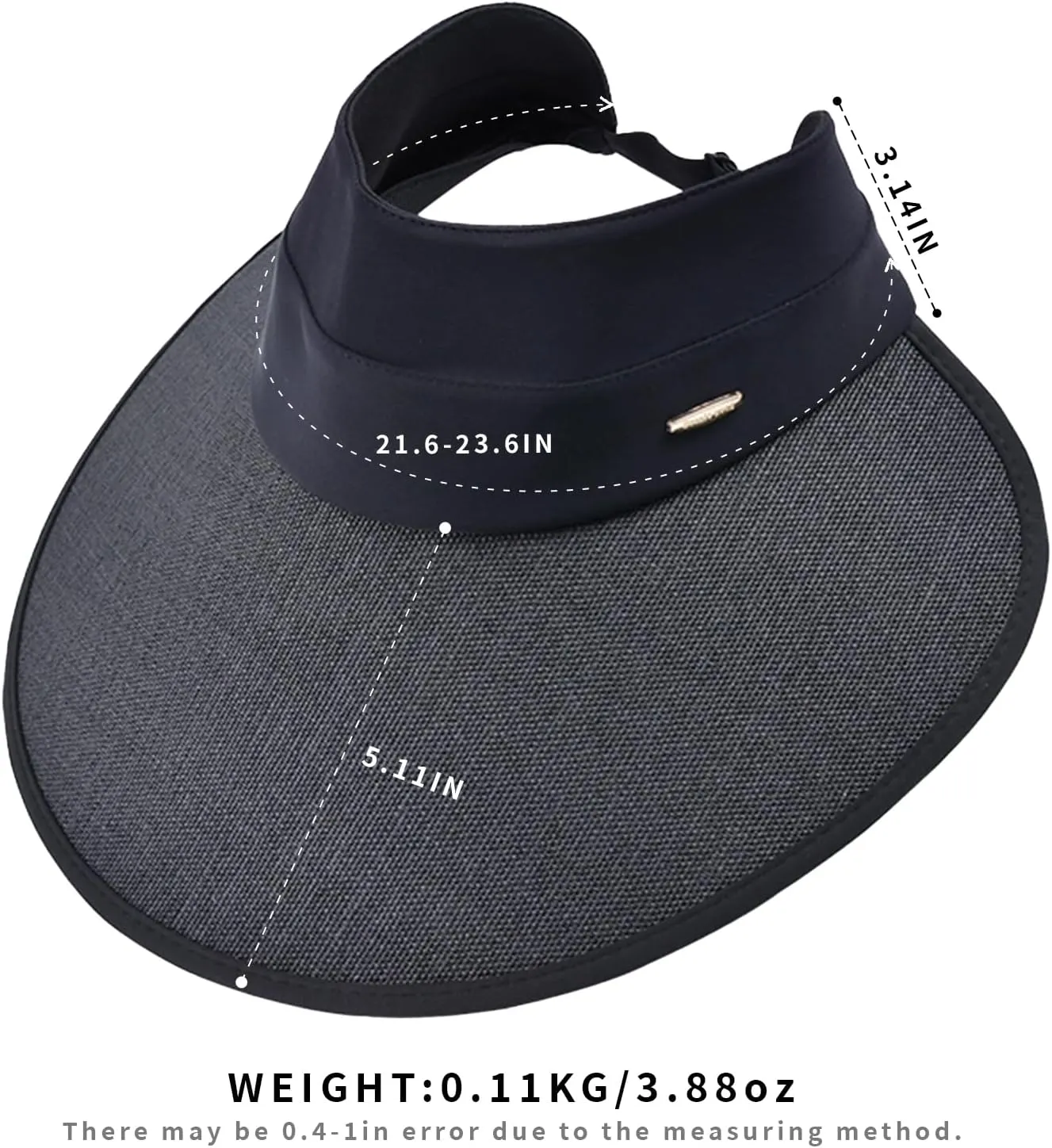 Sun Visor Hats Women Floppy Large Brim Summer UV Protection Beach Cap for Summer Safari Sports UPF 50  Foldable