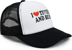 Trucker Hats for Men Women, Funny Gag Gifts Joke, Classic Adjustable Mesh Baseball Cap Snapback Hat Black