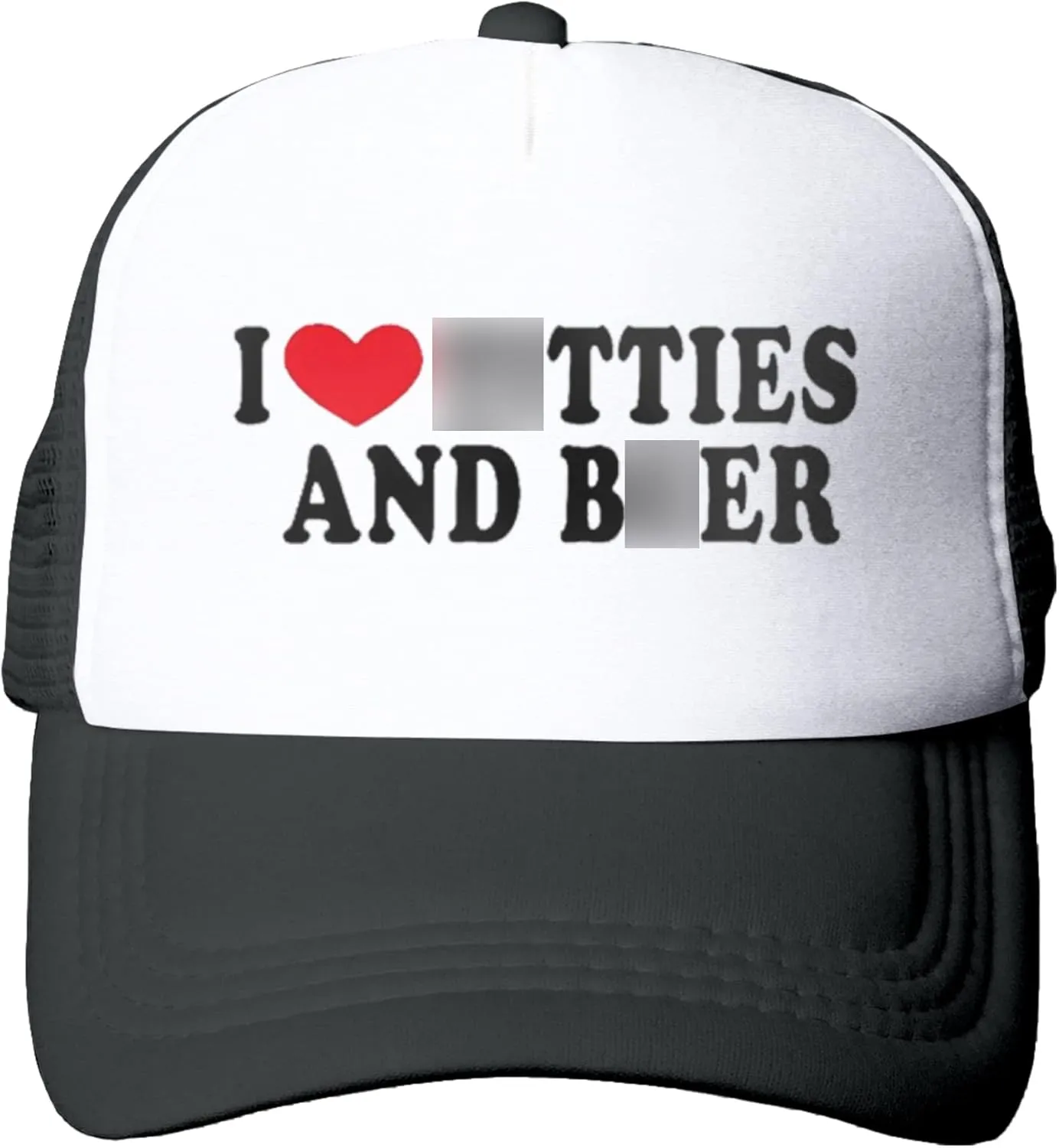 Trucker Hats for Men Women, Funny Gag Gifts Joke, Classic Adjustable Mesh Baseball Cap Snapback Hat Black