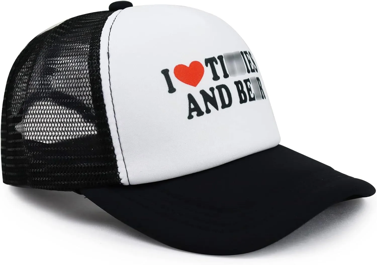 Trucker Hats for Men Women, Funny Gag Gifts Joke, Classic Adjustable Mesh Baseball Cap Snapback Hat Black