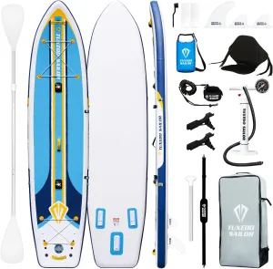 Tuxedo Sailor Inflatable Stand Up Paddle Board with Paddle Board Accessories for Kids and Adult