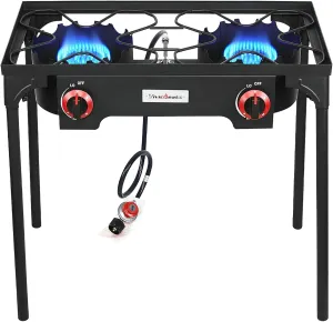 Vivicreate Propane Gas 20 PSIG high pressure regulator outdoor camping camp garden BBQ grill stove burner estufas de gas para cocinar afuera