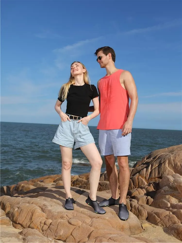 Vsufim Quick-Dry Water Sports Barefoot Shoes Aqua Socks for Swim Beach Pool Surf Yoga for Women Men