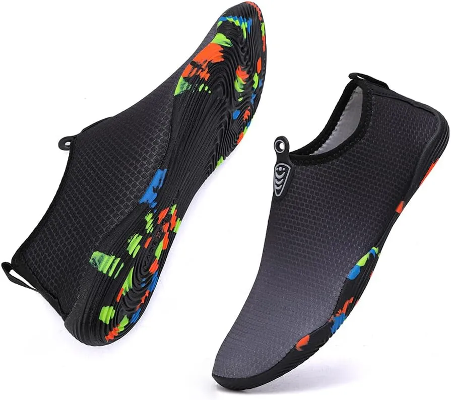 Vsufim Quick-Dry Water Sports Barefoot Shoes Aqua Socks for Swim Beach Pool Surf Yoga for Women Men