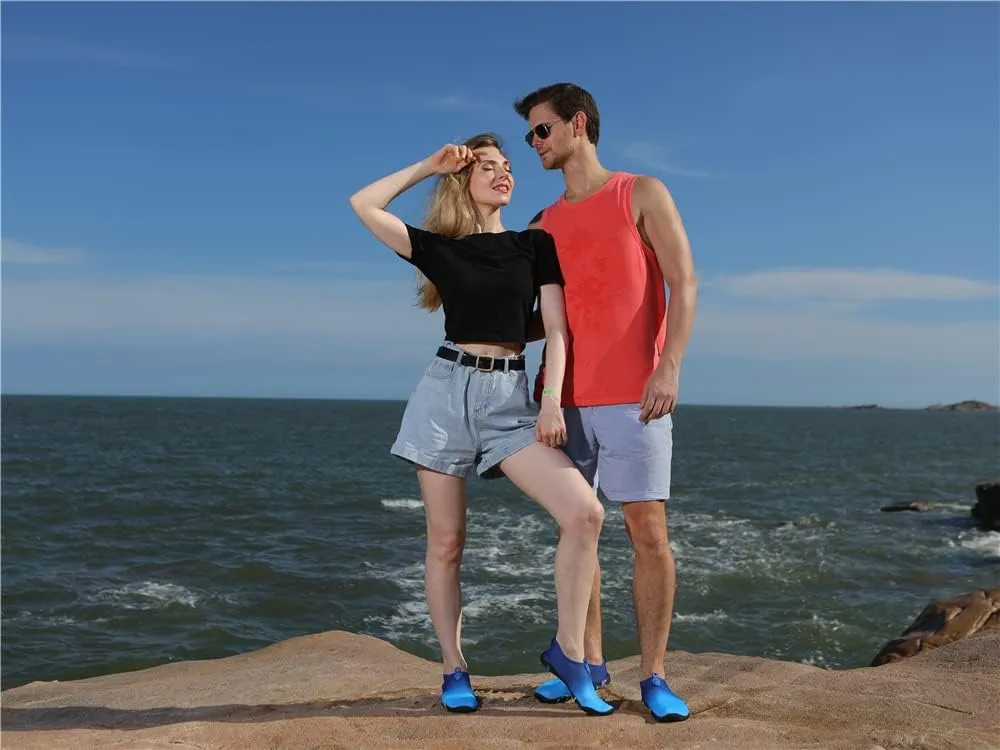 Vsufim Quick-Dry Water Sports Barefoot Shoes Aqua Socks for Swim Beach Pool Surf Yoga for Women Men